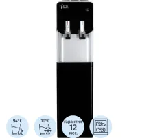 Кулер напольный ECOTRONIC M40-LCE black-silver со шкафчиком