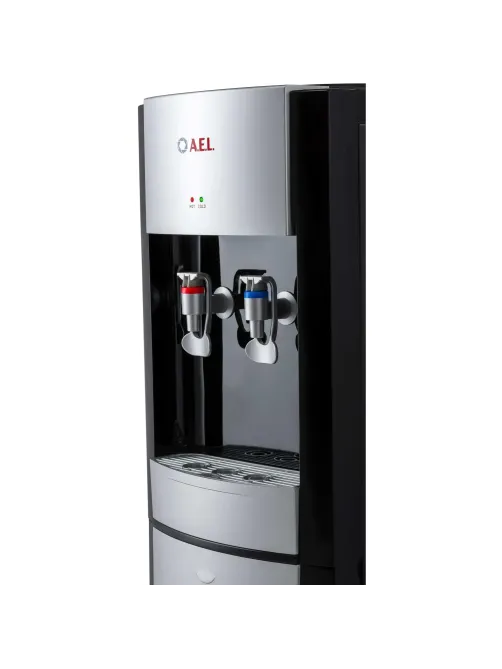 Кулер для воды AEL LD-AEL-28 black/silver напольный электронное охлажд