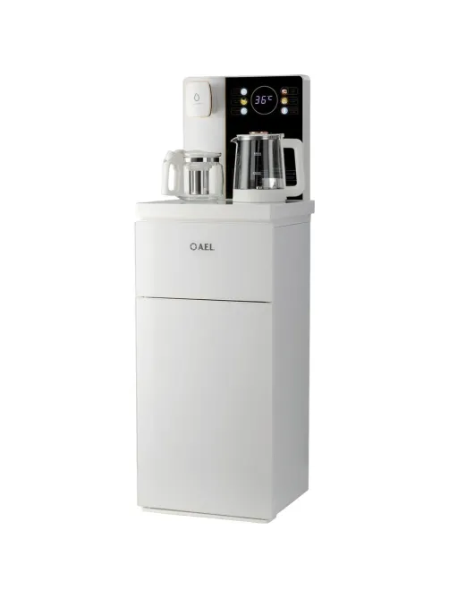 Кулер AEL TB83a-LD white,с чайным столиком Тиабар