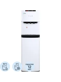 Кулер Ecotronic K41-LX  white-black с нижней загрузкой бутыли и комп охлажд