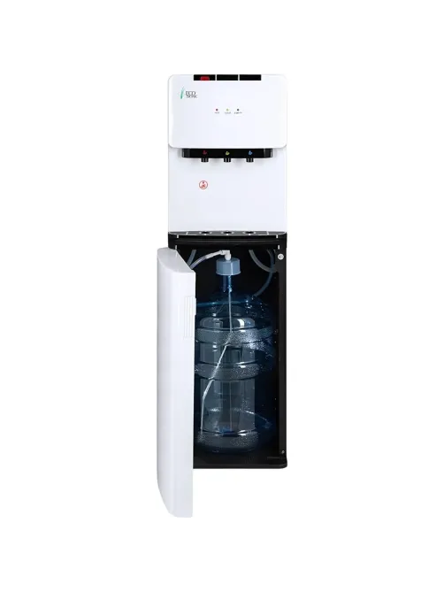 Кулер Ecotronic K41-LXE  white-black с нижн загрузкой бутыли и электр охлаж