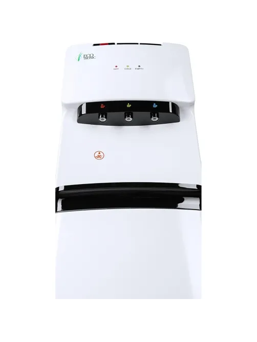 Кулер Ecotronic K41-LXE  white-black с нижн загрузкой бутыли и электр охлаж