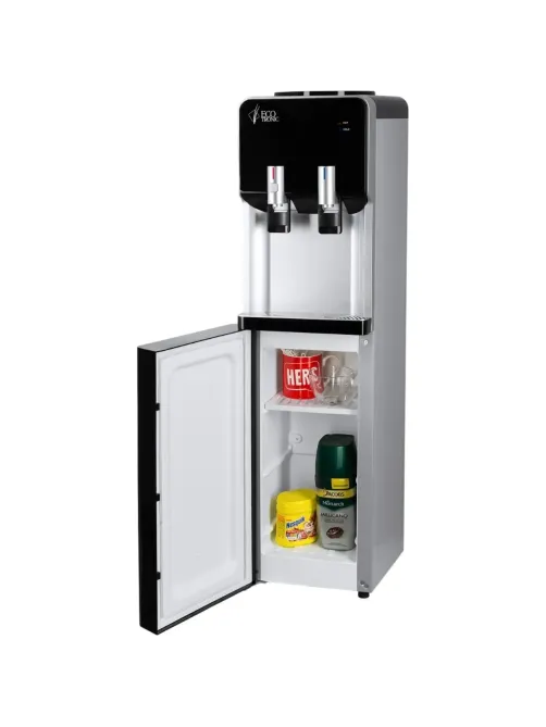 Кулер напольный ECOTRONIC M40-LCE black-silver со шкафчиком