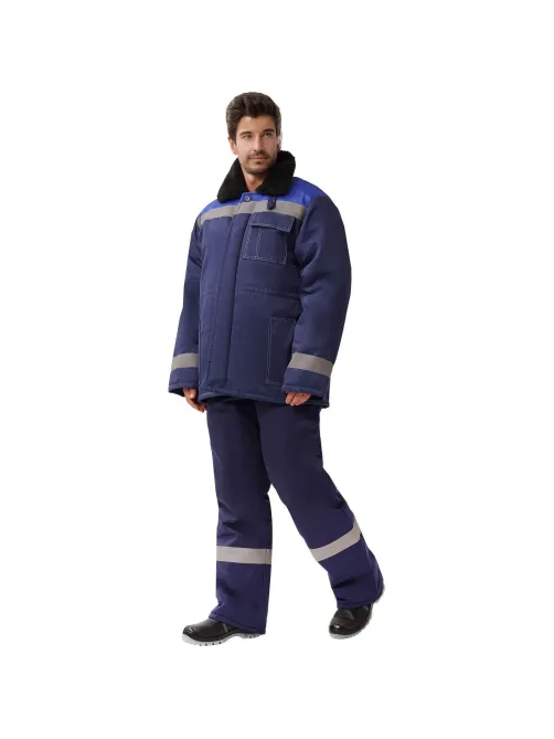 Куртка зим муж з32 син/вас смес 104-108/170-176 (Арсенал-СП)