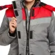 Куртка рабочая зимняя женская з46-КУ сер/крас (р.60-62) 158-164