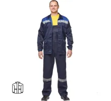 Куртка летняя муж. л03-КУ синий. (р.60-62) 158-164