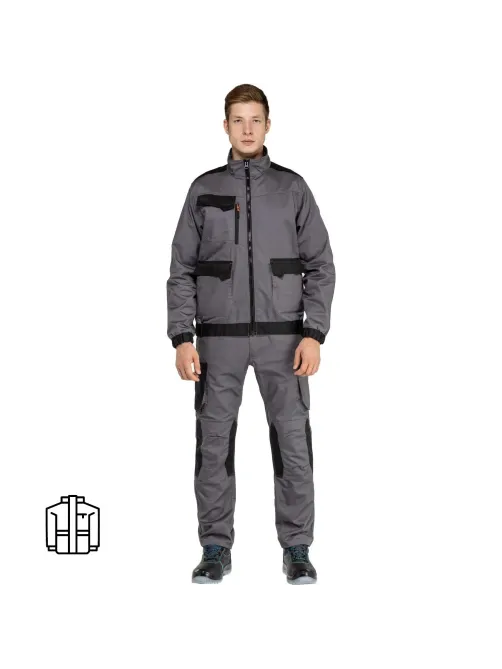 Куртка рабочая летняя мужская MACH2 сер/оранж р.3XL (арт.M2VE3GO3X)