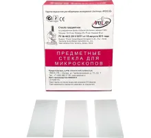 Стекло предметное 75х25х1,8 шлиф.краями и пол.Apexlab 7105Т 50 шт/уп