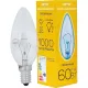 Лампа накаливания СТАРТ свеча/прозрачная 60W E14