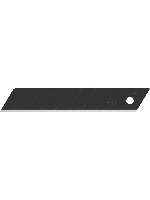 Лезвие OLFA EXCEL BLACK сегментир. 18 мм, 8 сегментов, 50шт/уп (OL-LBB-50B)