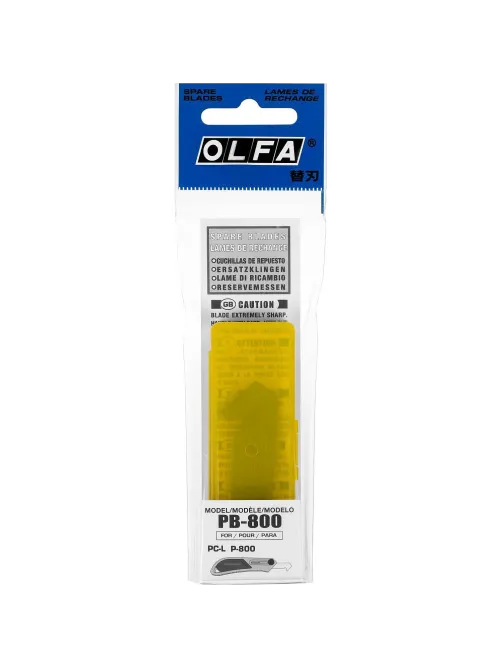 Лезвие OLFA двухстор. для резака PC-L,13мм,толщина 0,6мм,3шт/уп OL-PB-800