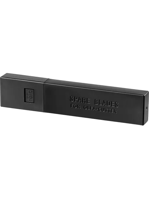 Лезвие запасное для ножей OLFA BLACK MAX  (LBB-1OB) 18мм, 10шт./уп.футляр