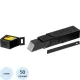 Лезвие OLFA EXCEL BLACK сегментир. 18 мм, 8 сегментов, 50шт/уп (OL-LBB-50B)