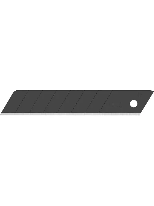 Лезвие запасное для ножей OLFA BLACK MAX  (LBB-1OB) 18мм, 10шт./уп.футляр