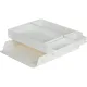 Лоток горизонтальный д/бум Deli NuSign ENS001-white 2лотка + орган-р бел