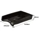 Лоток горизонтальный , черный