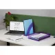 Лоток вертикальный Attache 90мм Bright Colours прозрачный фиолетовый