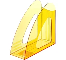 Лоток вертикальный Attache 90мм Bright Colours прозрачный желтый