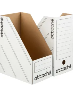 Лоток вертикальный Attache 150мм белый, 2 шт/уп