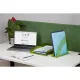 Лоток горизонтальный Attache Bright Colours решетчатый прозрачный зеленый