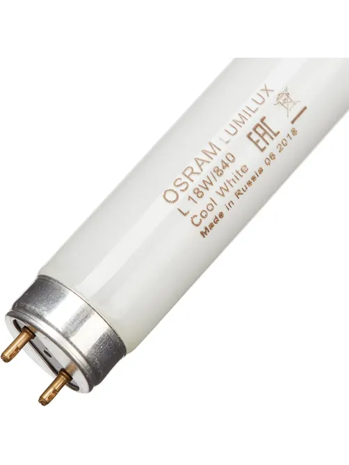 Лампа люминесцентная Osram Lumilux  L 18W/840 G13 4000К хол.бел. 25шт
