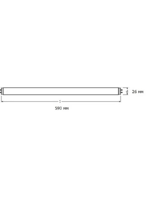 Лампа люминесцентная Osram  L 18W/765 G13 6400К хол.дневн. 25шт/уп