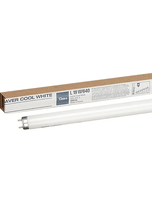 Лампа люминесцентная Osram люминесц. L 18W/640 G13 4000К хол.бел. 25шт/уп