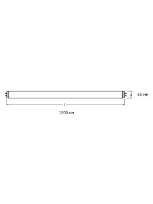 Лампа люминесцентная Osram  L 58W/765 G13 6400К хол.дневн. 25шт/уп