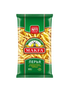Макароны Макфа Перья Любительские, 400г