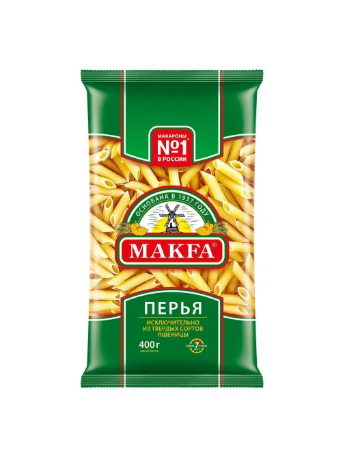 Макароны Макфа Перья Любительские, 400г
