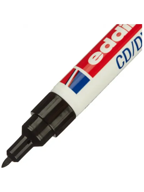 Маркер для CD EDDING E-8400/1 черный, 0,5-1 мм