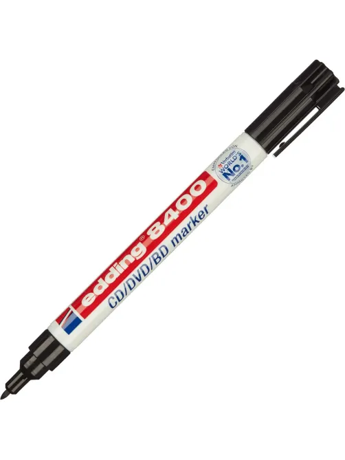 Маркер для CD EDDING E-8400/1 черный, 0,5-1 мм