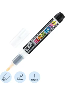 Маркер меловой MunHwa Black Board Marker белый 3мм, водная основа BM-05