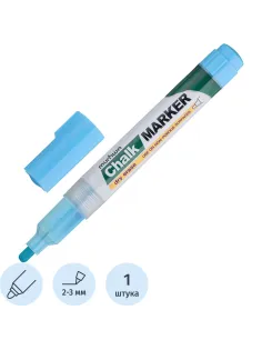 Маркер меловой MunHwa, CM-02, голубой, 3мм