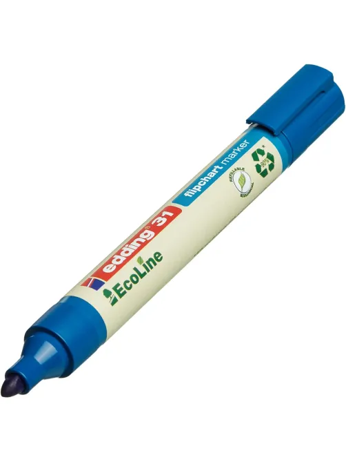 Маркер для флипчартов EDDING 31/3 Ecoline, 1,5-3 мм, синий