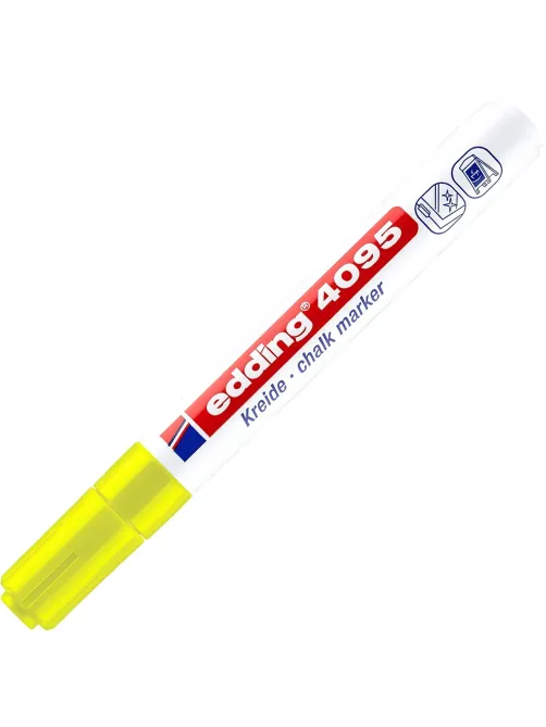 Маркер меловой Edding E-4095 chalk marker жёлтый