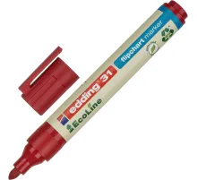 Маркер для флипчартов по бумаге EDDING 31/2 Ecoline, 1,5-3 мм, красный