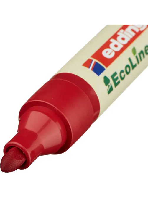 Маркер для флипчартов по бумаге EDDING 31/2 Ecoline, 1,5-3 мм, красный