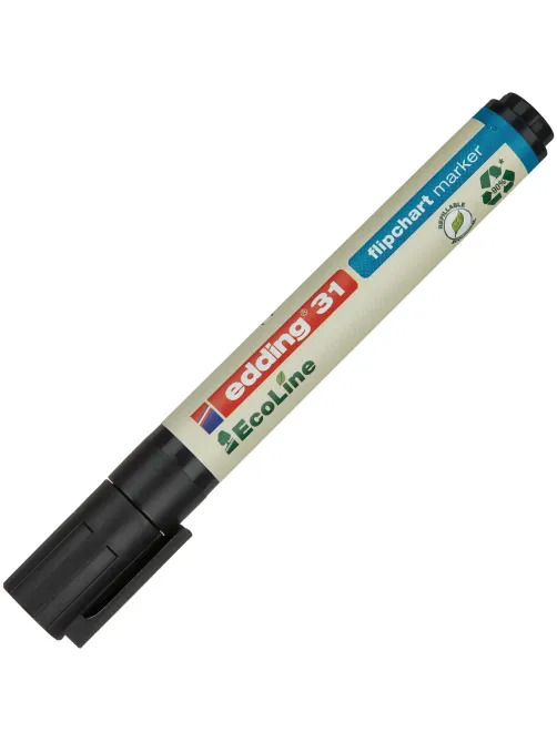 Маркер для флипчартов EDDING 31/1 Ecoline, 1,5-3 мм, черный