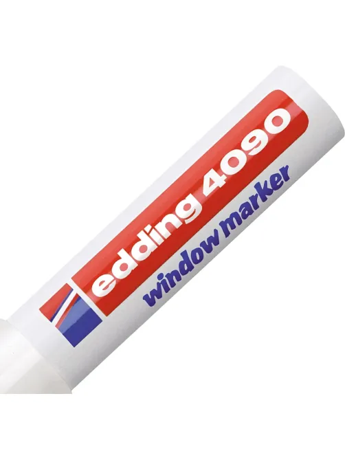 Маркер меловой для окон EDDING E-4090/049 4-15мм (декоративный) белый