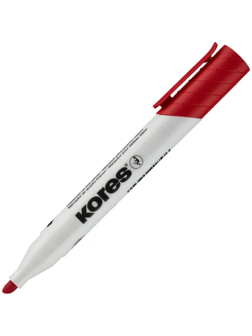 Маркер для белых досок KORES красный 3-5 мм скошенный наконечник 20857