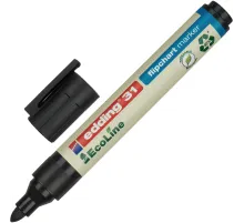 Маркер для флипчартов EDDING 31/1 Ecoline, 1,5-3 мм, черный