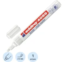 Маркер меловой Edding E-4095 chalk marker белый_049