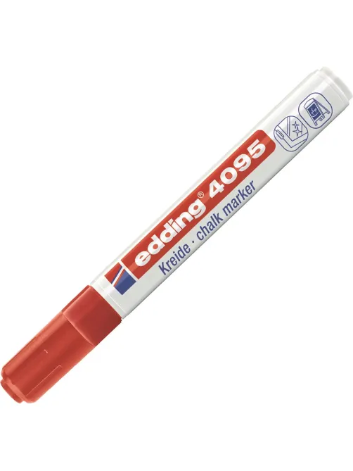 Маркер меловой Edding E-4095 chalk marker красный_002