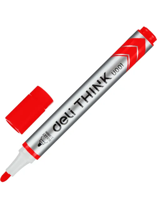 Набор маркеров для белых досок Deli Think 2 мм 4 цвета кругл.нак.EU00101