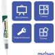 Маркер меловой MunHwa, CM-05, белый, 3мм