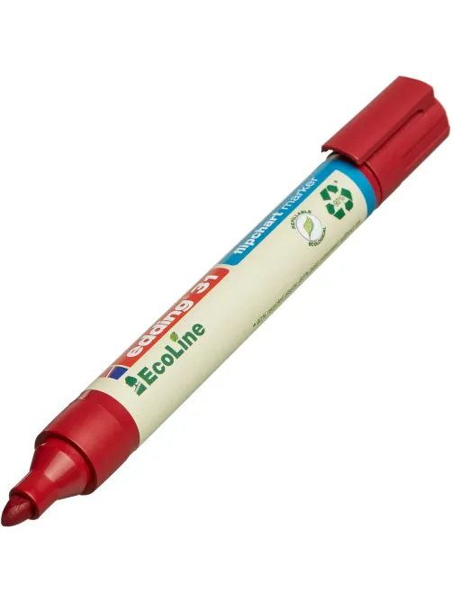 Маркер для флипчартов по бумаге EDDING 31/2 Ecoline, 1,5-3 мм, красный