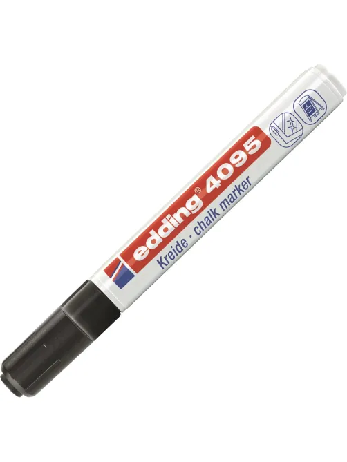 Маркер меловой Edding E-4095 chalk marker чёрный_001