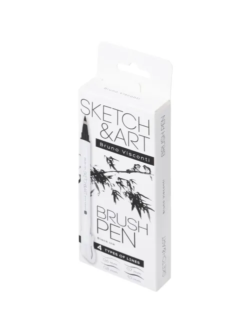 Ручка -кисть Sketch&Art 4шт/наб 36-0030