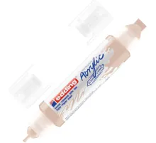 Маркер акриловый двусторонний 3D Edding 5400/255. Телесный/Warm beige